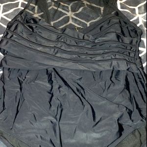 Black 1 piece Swimsuit